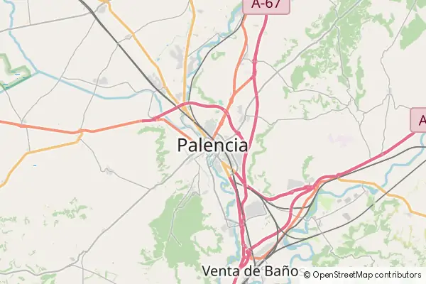 Mapa Palencia