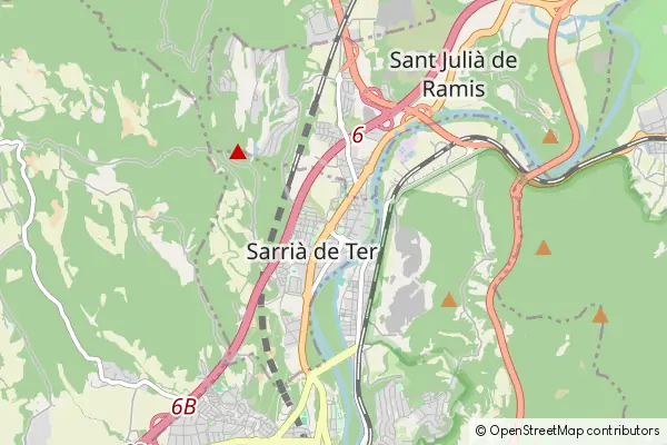 Mapa Sarrià de Ter