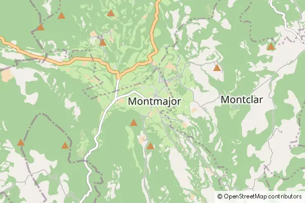 Mapa Montmajor