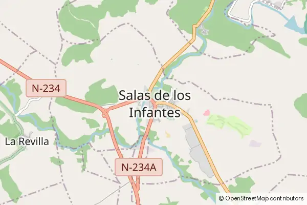 Mapa Salas de los Infantes