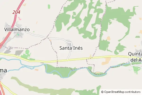 Mapa Santa Inés