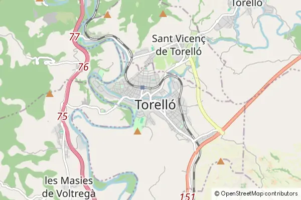 Mapa Torelló