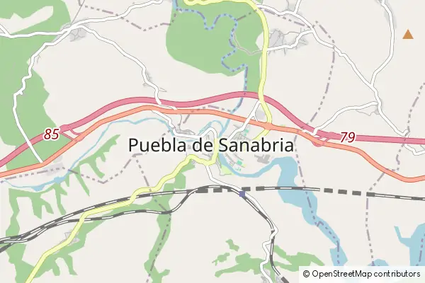 Mapa Puebla de Sanabria