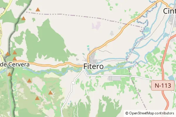 Mapa Fitero