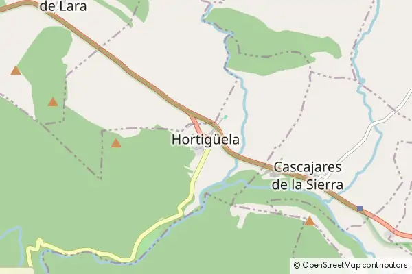 Mapa Hortigüela