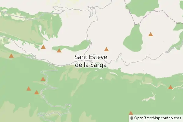 Mapa Sant Esteve de la Sarga