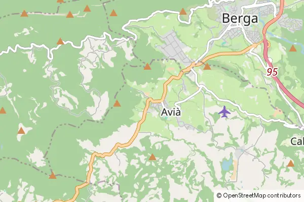 Mapa Avià