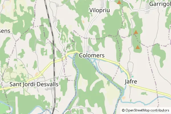 Mapa Colomers