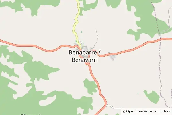 Mapa Benabarre