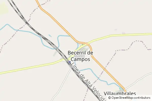 Mapa Becerril de Campos