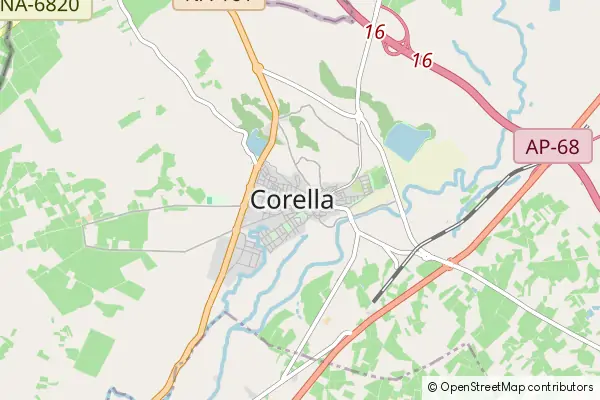 Mapa Corella