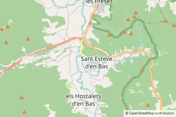 Mapa Sant Esteve d'en Bas