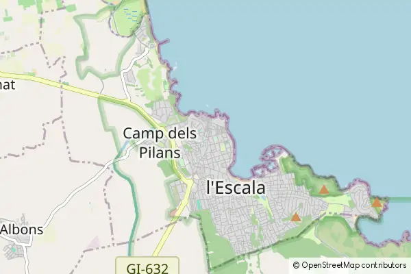 Mapa L’Escala