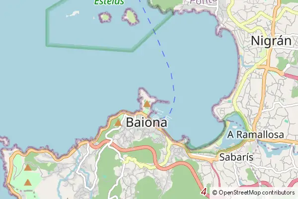 Mapa Baiona