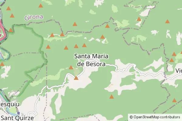 Mapa Santa Maria de Besora