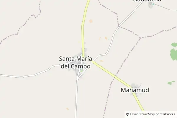 Mapa Santa María del Campo