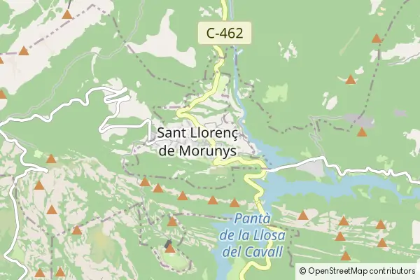 Mapa Sant Llorenç de Morunys