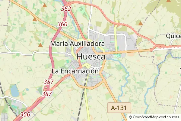 Mapa Huesca