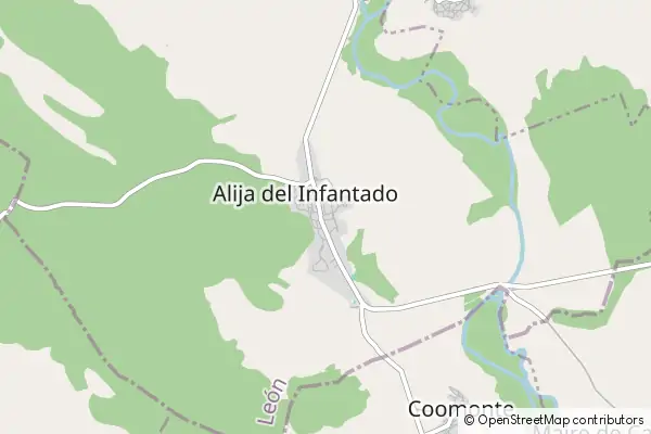 Mapa Alija del Infantado