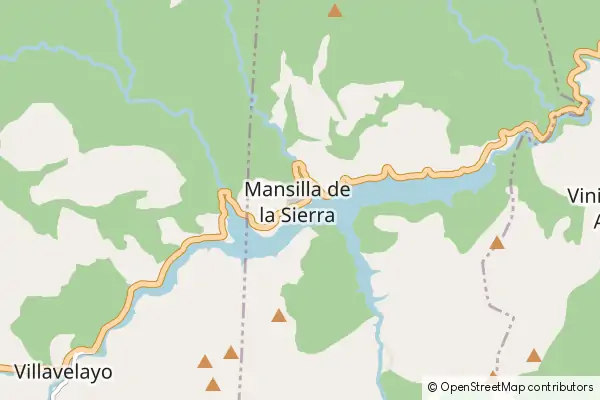 Mapa Mansilla de la Sierra