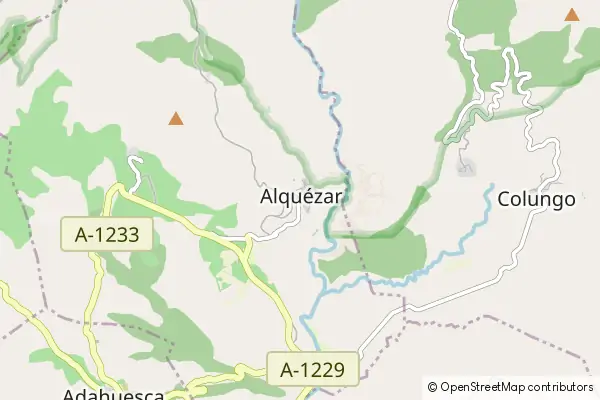 Mapa Alquézar