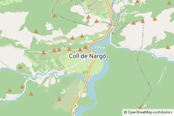 Mapa Coll de Nargó