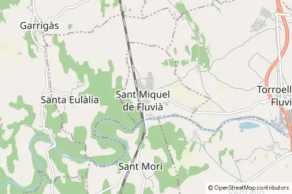 Mapa Sant Miquel de Fluvià