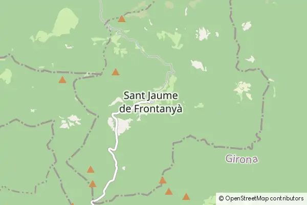 Mapa Sant Jaume de Frontanyà