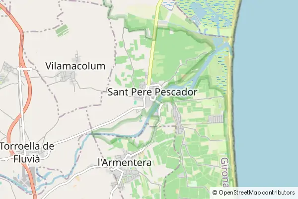 Mapa Sant Pere Pescador