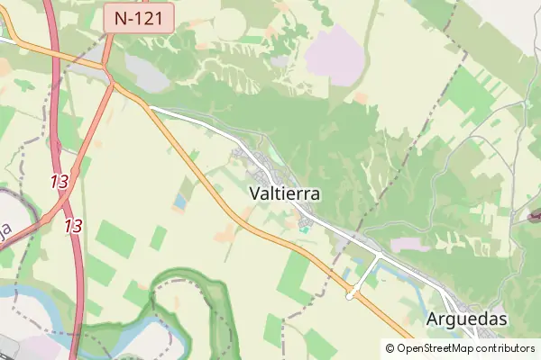 Mapa Valtierra