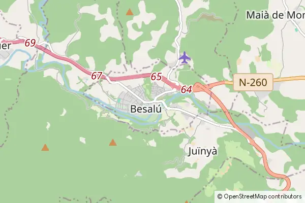 Mapa Besalú