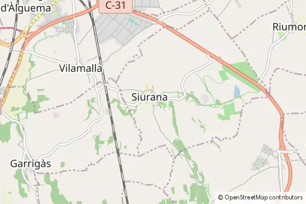 Mapa Siurana