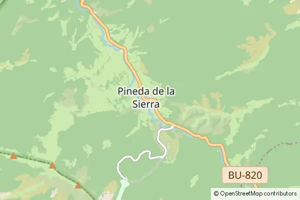 Mapa Pineda de la Sierra