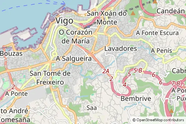 Mapa O Rosal