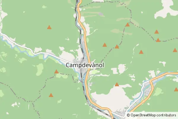 Mapa Campdevànol