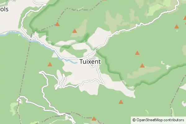 Mapa Tuixent