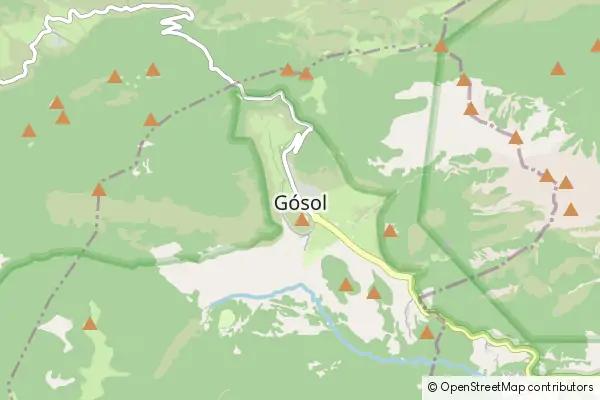 Mapa Gósol