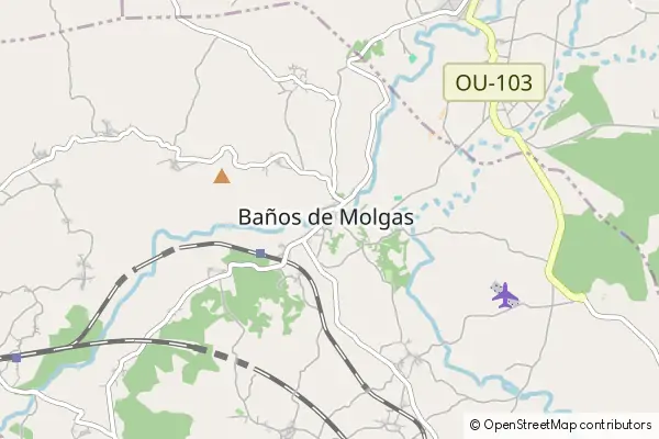 Mapa Baños de Molgas