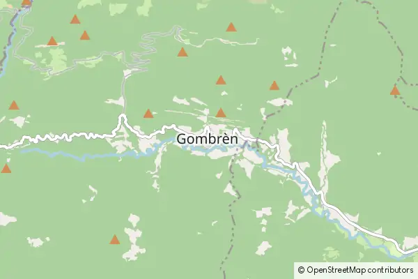 Mapa Gombrèn