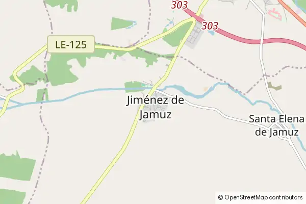 Mapa Jiménez de Jamuz