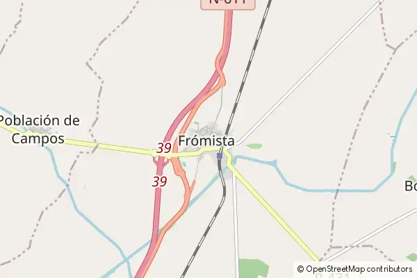 Mapa Frómista