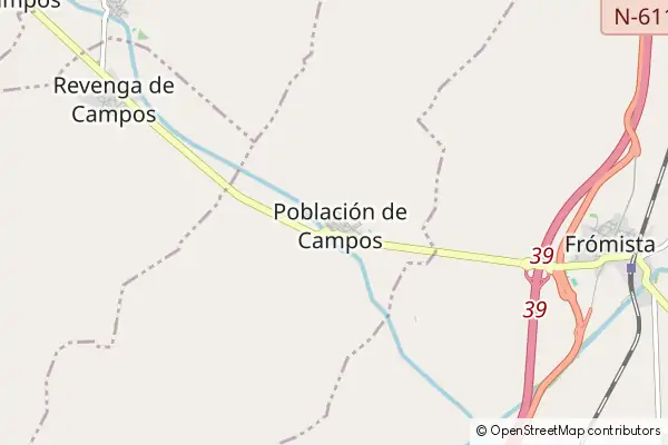 Mapa Población de Campos