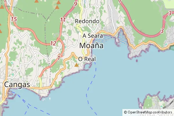 Mapa Moaña