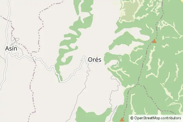 Mapa Orés