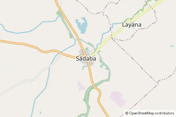 Mapa Sádaba