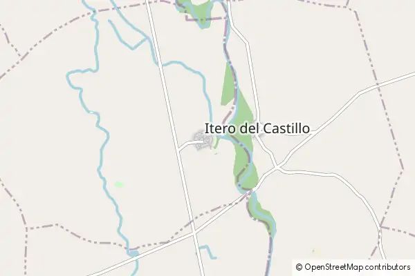 Mapa Itero de la Vega