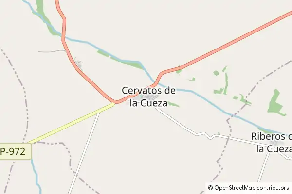 Mapa Cervatos de la Cueza