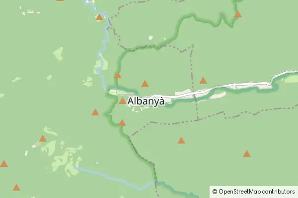 Mapa Albanyà