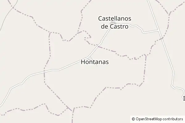 Mapa Hontanas