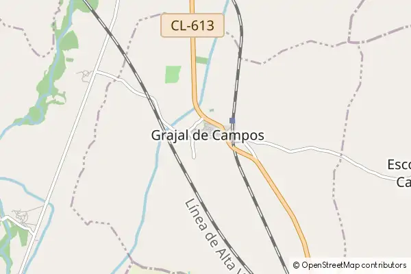 Mapa Grajal de Campos